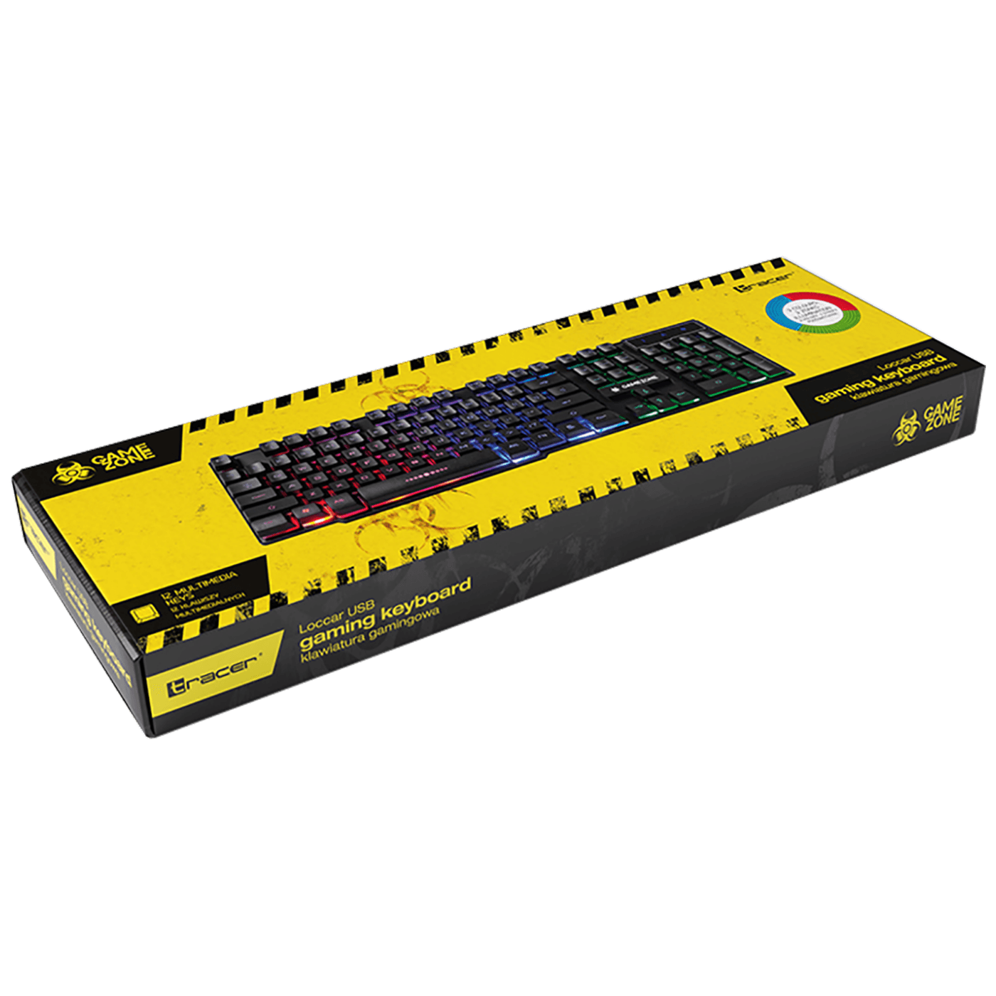 Tracer Tastatura sa RGB osvjetljenjem, gaming - GAMEZONE LOCCAR