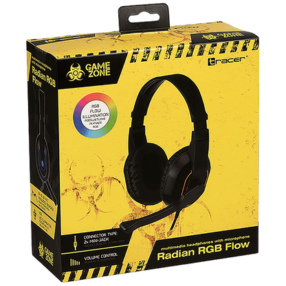 Tracer Slušalice sa mikrofonom, gaming, RGB, USB, 3.5mm - GAMEZONE RADIAN RGB FLOW