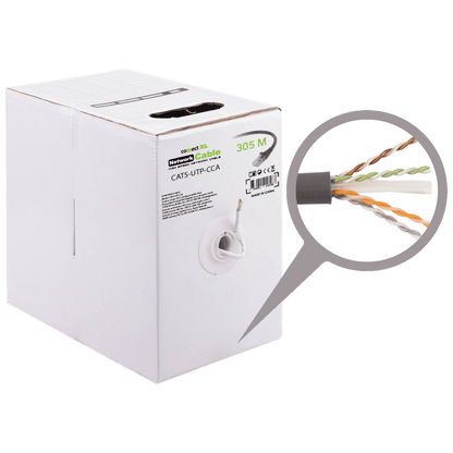Connect XL Mrežni UTP kabl, CAT5e, CCA, 305 met. - CAT5-UTP-CCA
