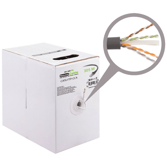 Connect XL Mrežni FTP kabl, CAT6, CCA, 305 met. - CAT6-FTP-CCA