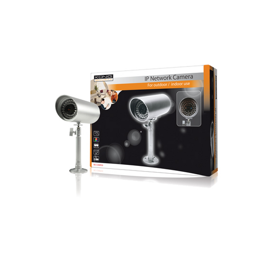 Konig Kamera IP, CMOS, 640x480, LED 40x, unutrašnja+vanjska - SEC-CAMIP20
