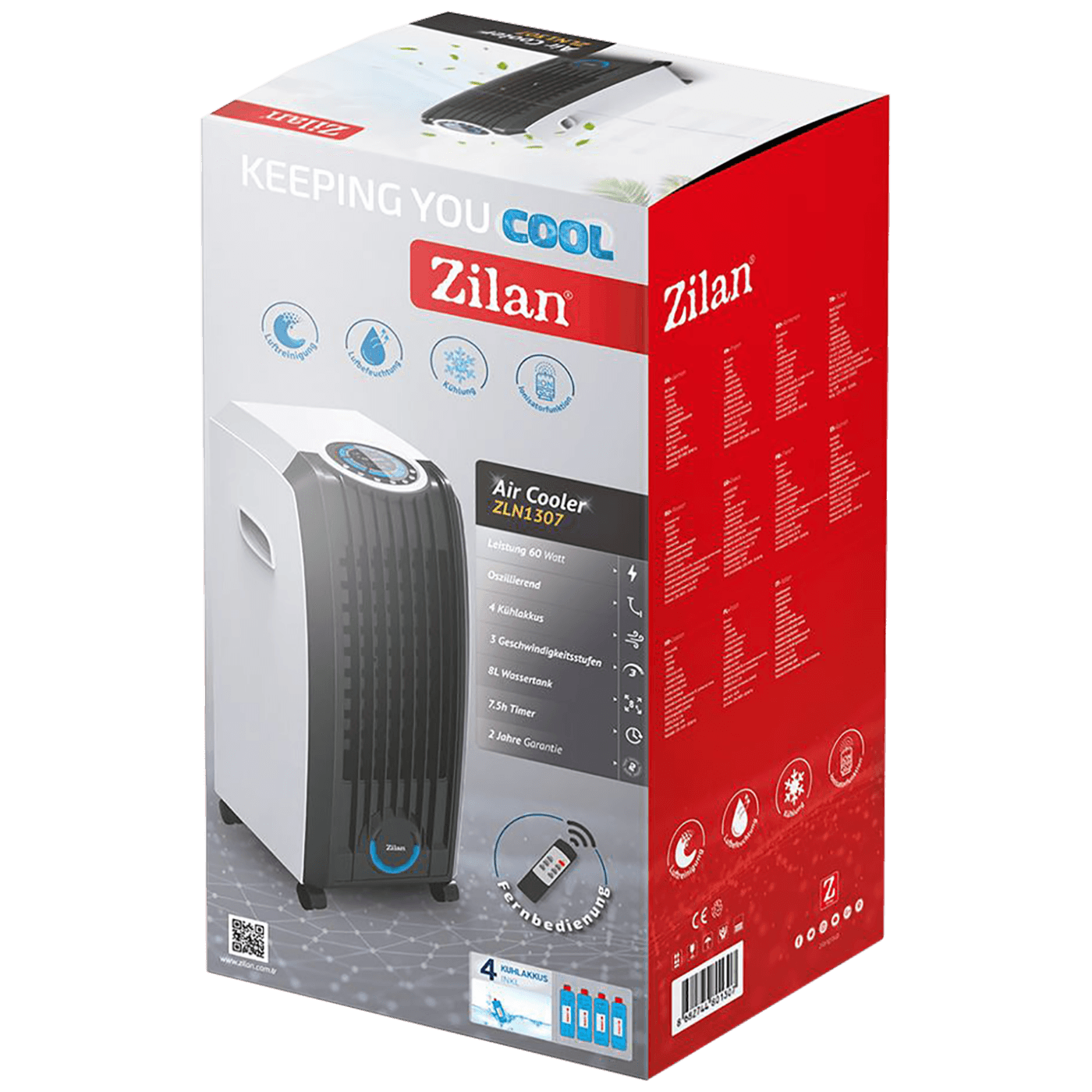 Zilan Ovlaživač sa osvježivačem zraka, daljinski, 60W, 4 lit. - ZLN1307