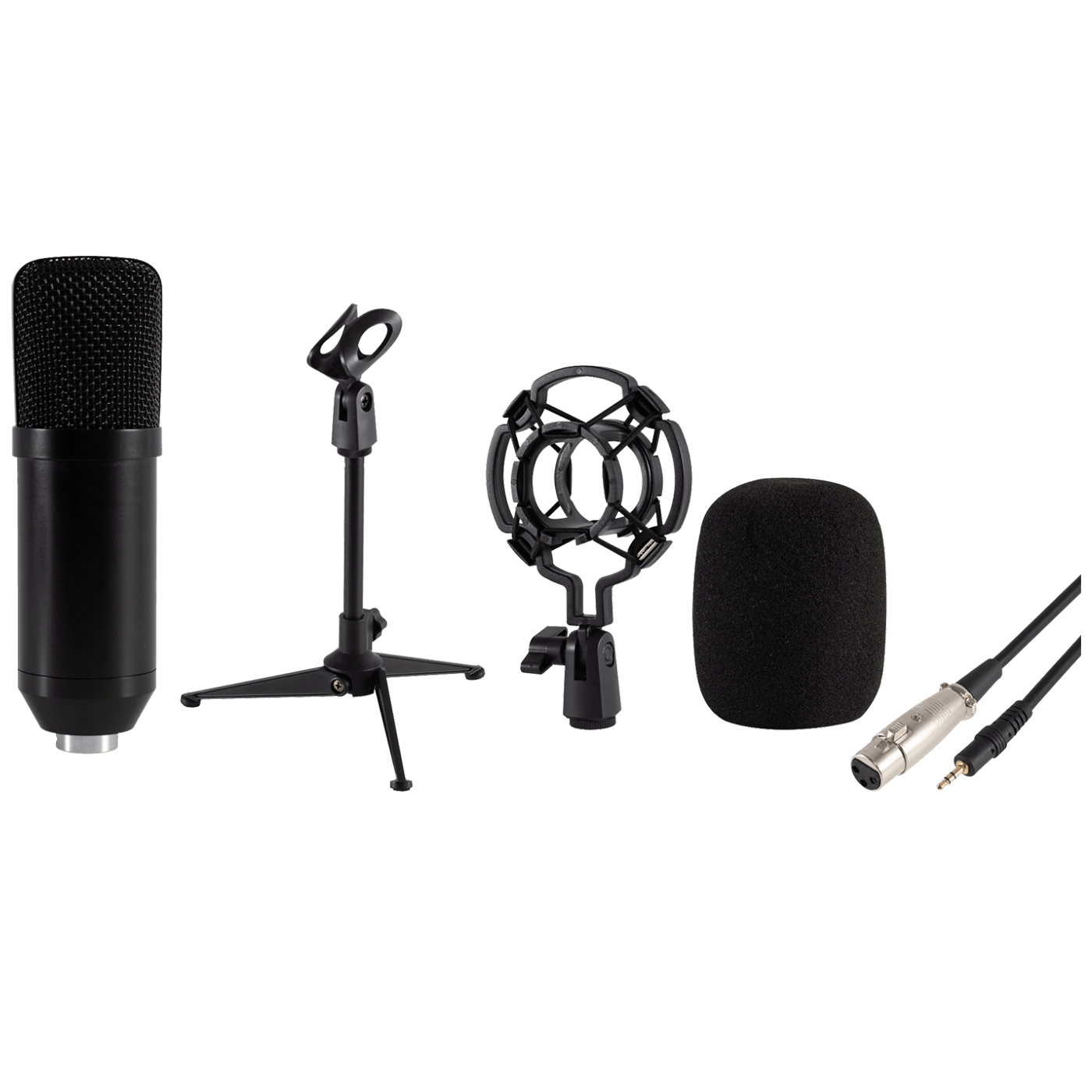 SAL Mikrofon, studijski, sa postoljem, 3.5 mm, 2.4 met. - M 12