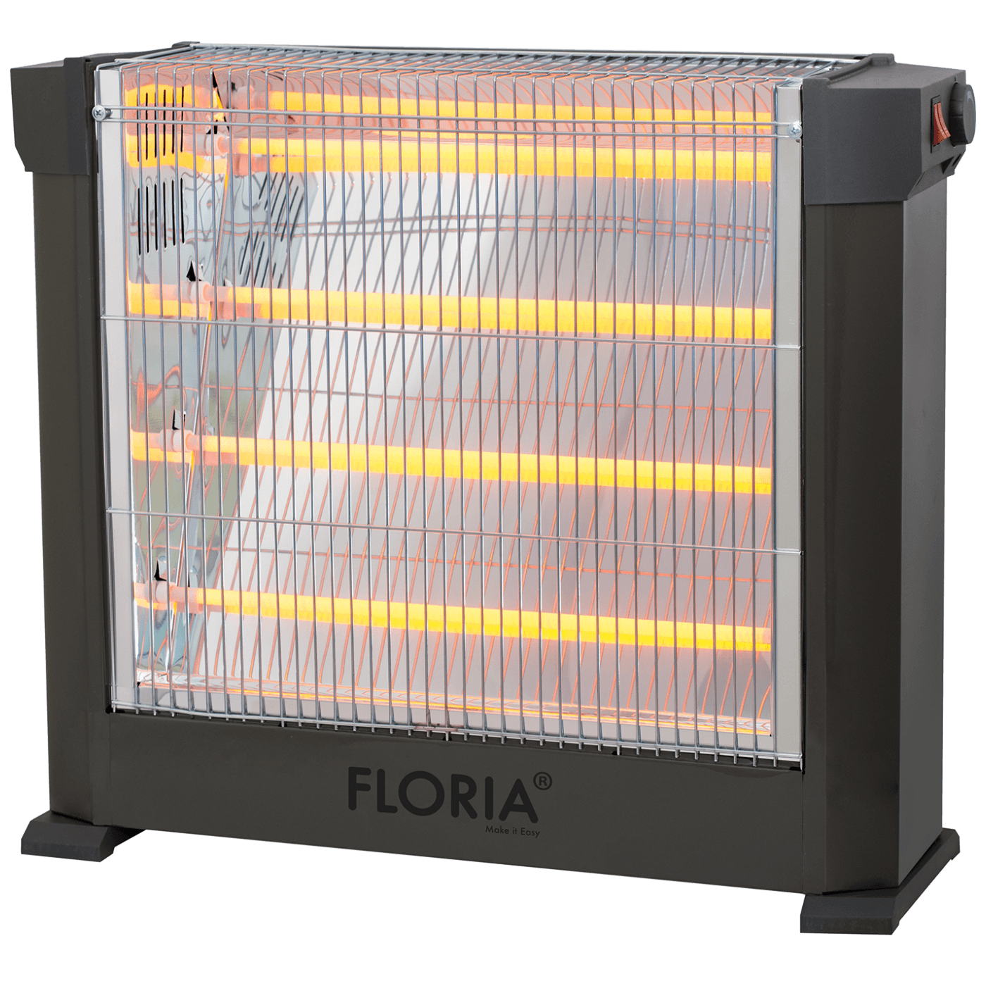 Floria Grijalica sa halogenim ( kvarcnim ) grijačem, 1800 W, crna - ZLN8808