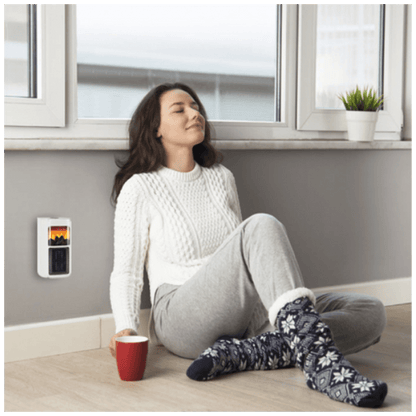 home Grijalica keramička, 400 W, efekt plamena - FKH 401