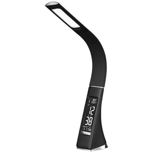MeanIT Lampa, LED, stolna sa satom, alarmom i termometrom - L5