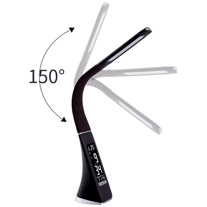 MeanIT Lampa, LED, stolna sa satom, alarmom i termometrom - L5