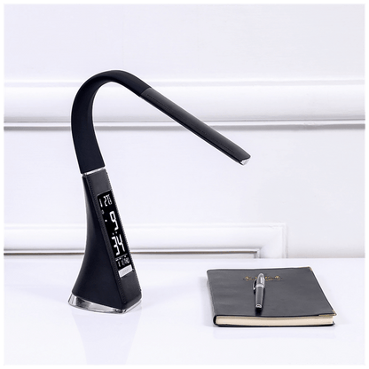 MeanIT Lampa, LED, stolna sa satom, alarmom i termometrom - L5