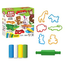 Dede Plastelin Set Smiješne Životinje 200GR 036978
