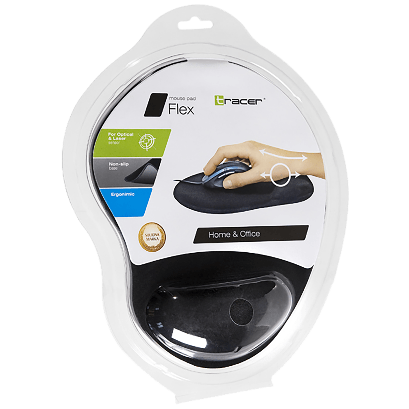Tracer Podloga za miša sa naslonjačem za ruku - MOUSEPAD TRACER FLEX