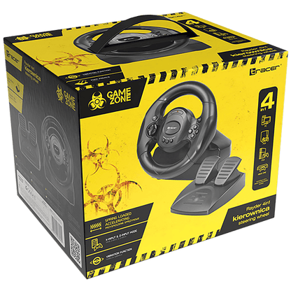 Tracer Gaming volan, 4u1, PC / PS2 / PS4 / X Box ONE - RAYDER 4IN1 PC/PS3/PS4/XONE