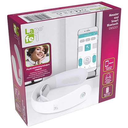 Lafe Masažer za vrat, pametni, Bluetooth - EMS001