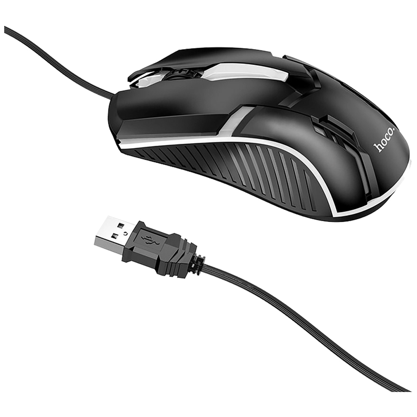 hoco. Tipkovnica+miš, gaming set, RGB osvjetljenje, USB - GM11