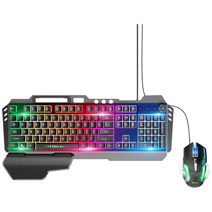 hoco. Tipkovnica+miš, gaming set, RGB osvjetljenje, USB - GM12