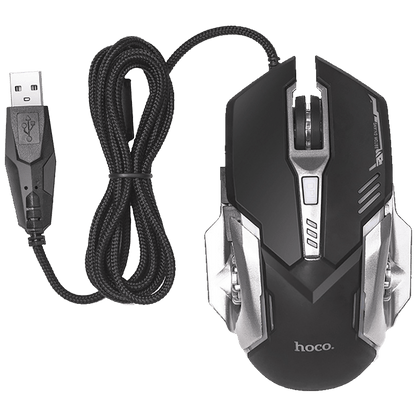 hoco. Tipkovnica+miš, gaming set, RGB osvjetljenje, USB - GM12