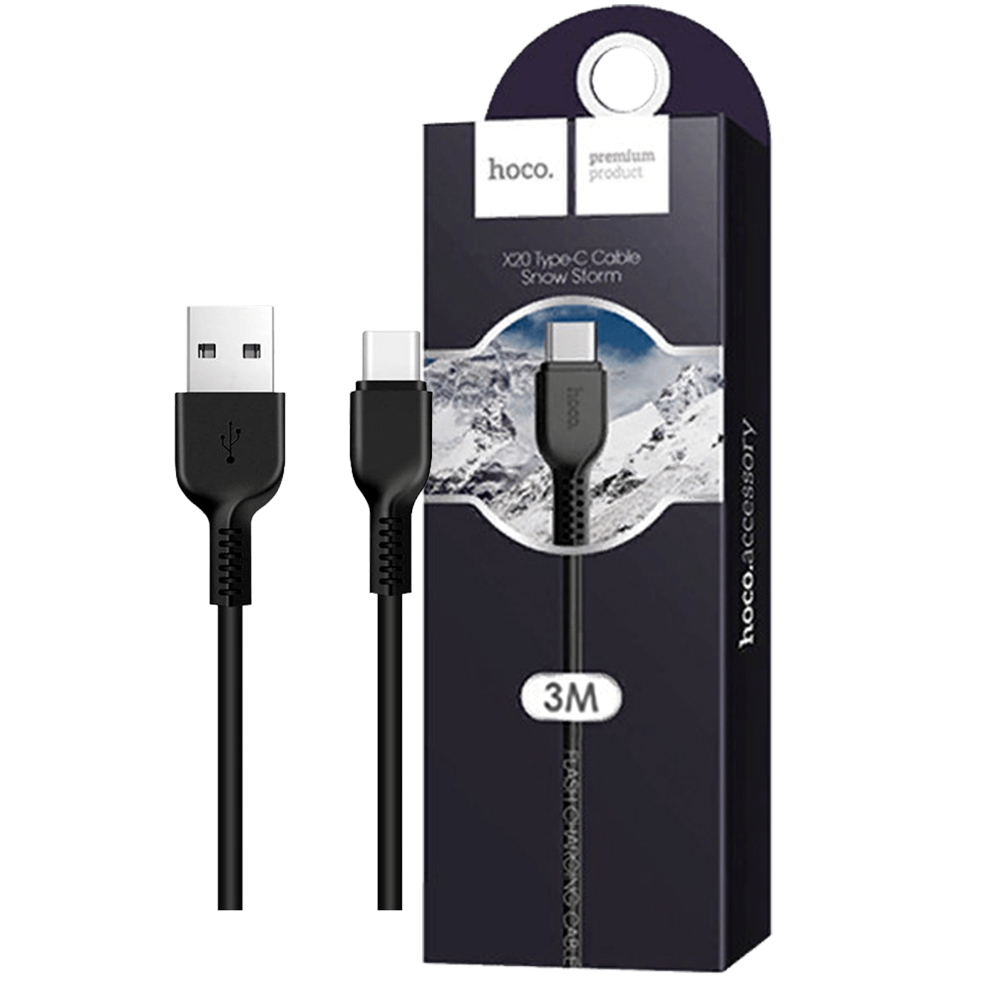 hoco. USB kabl za smartphone , USB type C, dužina 3 met. - X20 Flash type C 3m