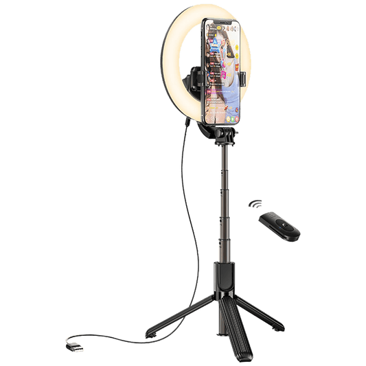 hoco. Držač za smartphone sa svjetlom, 4.7 - 6.5", Bluetooth - LV03 Showfull