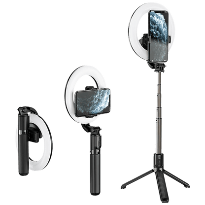 hoco. Držač za smartphone sa svjetlom, 4.7 - 6.5", Bluetooth - LV03 Showfull