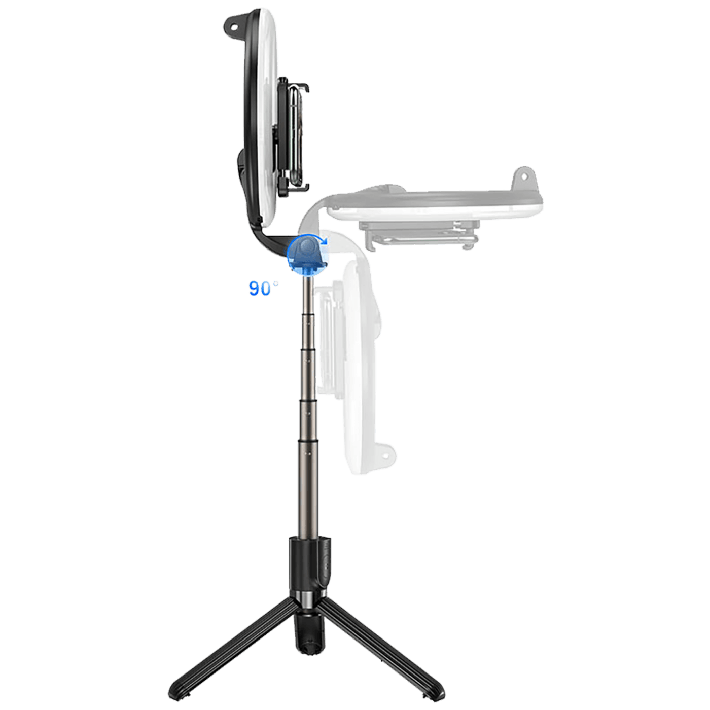 hoco. Držač za smartphone sa svjetlom, 4.7 - 6.5", Bluetooth - LV03 Showfull