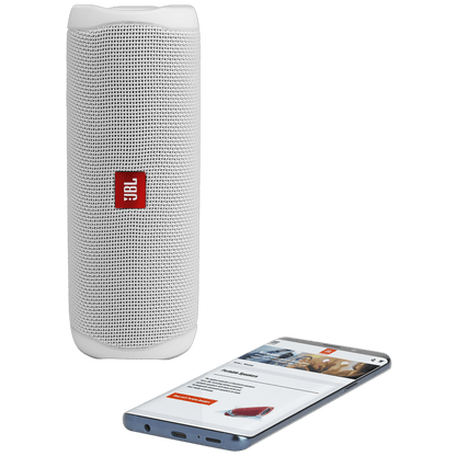 JBL Zvučnik bežični, Flip 5, Bluetooth, IP67, Steal White Stone - Flip 5 Steal White Stone