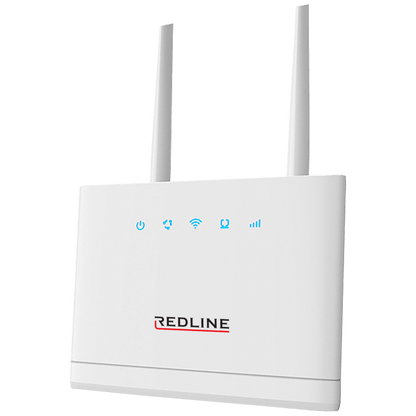 REDLINE Wireless N Router, 4G LTE, 2 port, 300 Mbps, 2 x MiMO antena - LTE-12