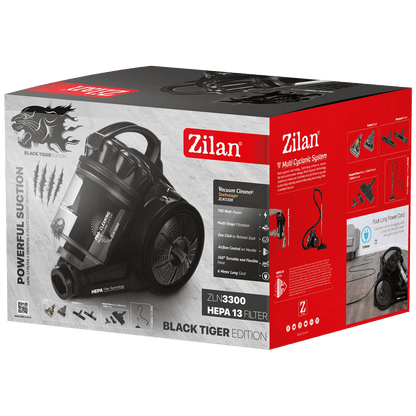 Zilan Usisavač sa posudom,  HEPA filter, metalna cijev - ZLN3300