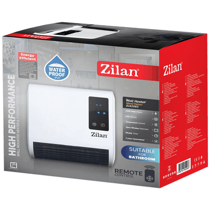 Zilan Grijalica zidna, 2000W, daljinski upravljač - ZLN2083