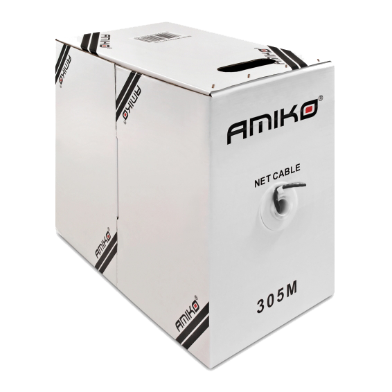 Amiko Mrežni UTP kabl, CAT5e, CCA, 305 met - CAT5e UTP CCA 305m