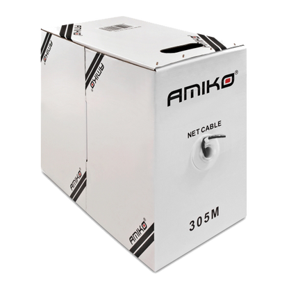 Amiko Mrežni UTP kabl, CAT5e, CCA, 305 met - CAT5e UTP CCA 305m
