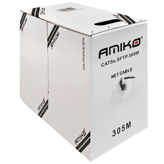 Amiko Mrežni FTP kabl, CAT5e, CCA, 305 met. - CAT5e FTP CCA 305m