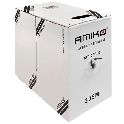 Amiko Mrežni FTP kabl, CAT5e, CCA, 305 met. - CAT5e FTP CCA 305m