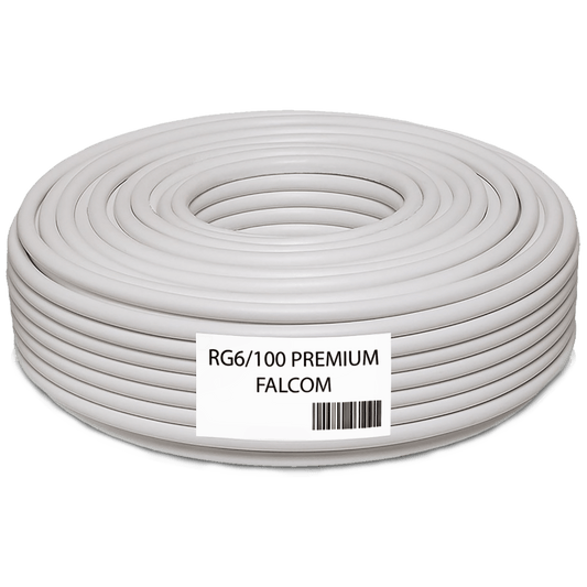 Falcom Koaksijalni kabl RG-6, CCS, 100dB, pak. 100 met. - RG6/100-PREMIUM