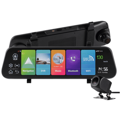 SAL Pametni retrovizor@Android, IPS 9.7" ekran, DVR, BT, WiFi - VPT SMART