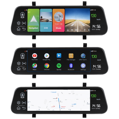 SAL Pametni retrovizor@Android, IPS 9.7" ekran, DVR, BT, WiFi - VPT SMART