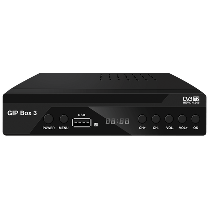 Golden Interstar Prijemnik zemaljski, DVB-T2, H.265, HDMI, SCART - GIP Box 3