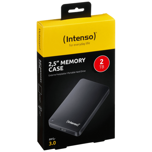 (Intenso) Eksterni Hard Disk 2.5", kapacitet 2TB, USB 3.0, Crna b - HDD3.0-2TB/Memory Case