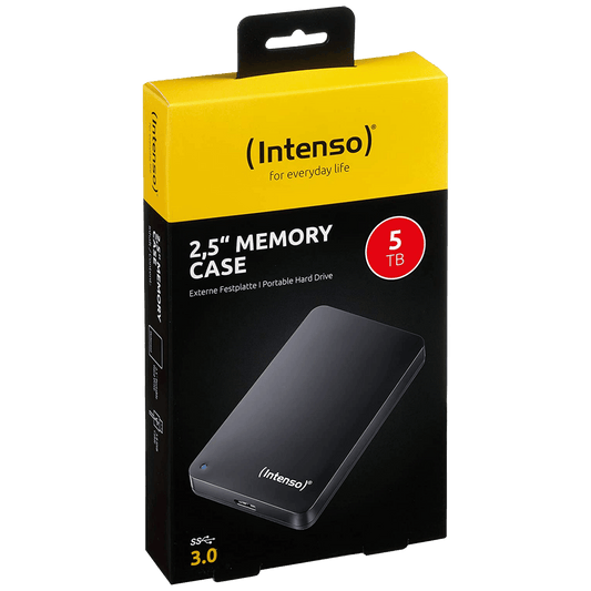 (Intenso) Eksterni Hard Disk 2.5", kapacitet 5TB, USB 3.0, Crna b - HDD3.0-5TB/Memory Case