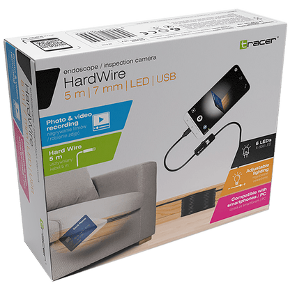 Tracer Kamera, endoskopska, USB, LED, vodootporna - HardWire USB