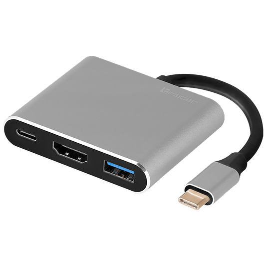 Tracer Adapter USB type C na HDMI, USB3.1, USB type C - ADAPTER A-1