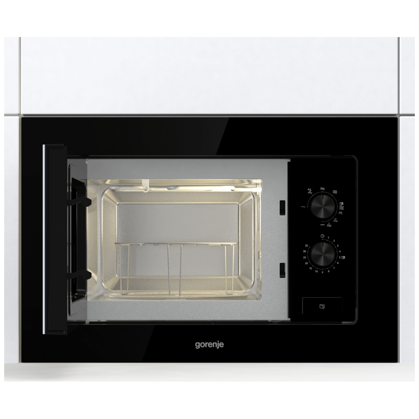 Gorenje Ugradbena mikrovalna pećnica sa grilom, 800 W, 20 lit. - BM201EG1BG