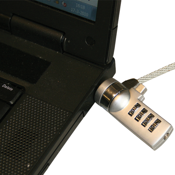 Konig Zaštitni kabl / sajla za laptop sa sigurnosnim kodom - CMP-SAFE4