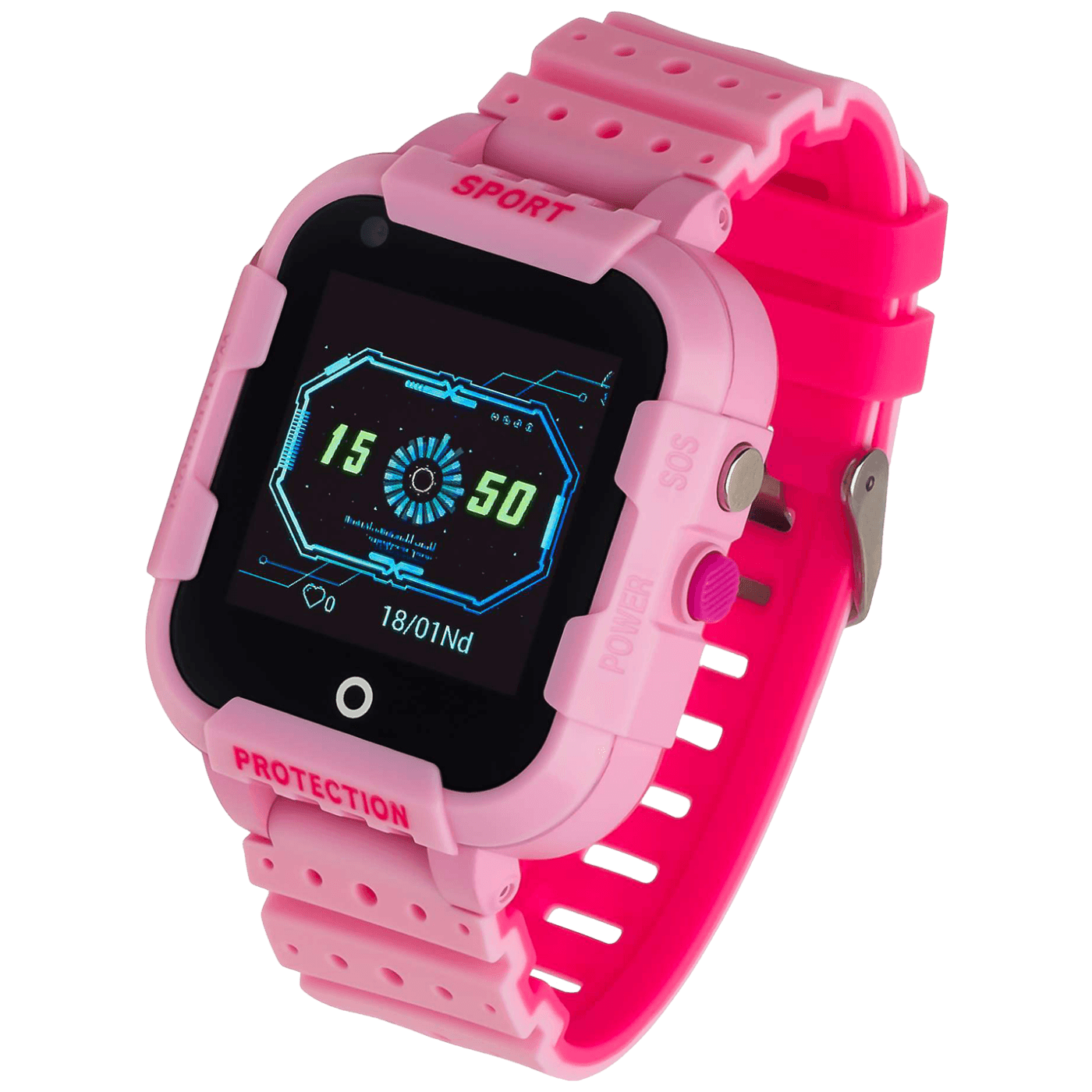 Garett Sat pametni, 4G LTE, 1.4", WiFi, Bluetooth, IP67 - Garett Kids 4G Pink