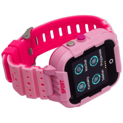 Garett Sat pametni, 4G LTE, 1.4", WiFi, Bluetooth, IP67 - Garett Kids 4G Pink