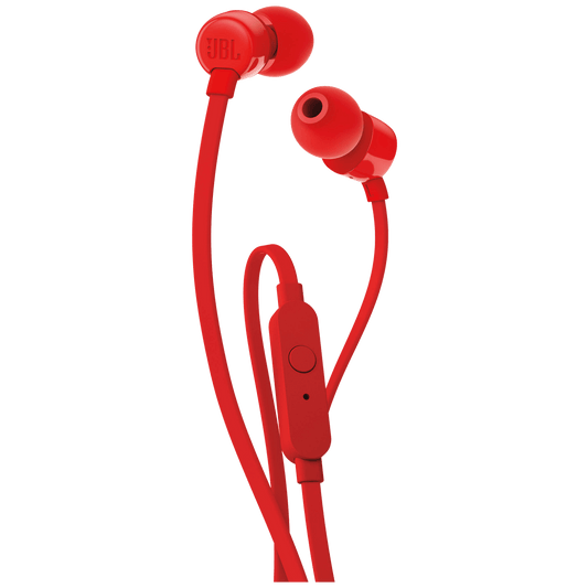 JBL Slušalice sa mikrofonom, 3.5 mm jack, crvena - T110 Red