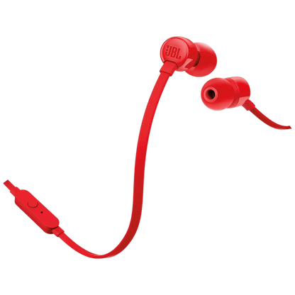 JBL Slušalice sa mikrofonom, 3.5 mm jack, crvena - T110 Red