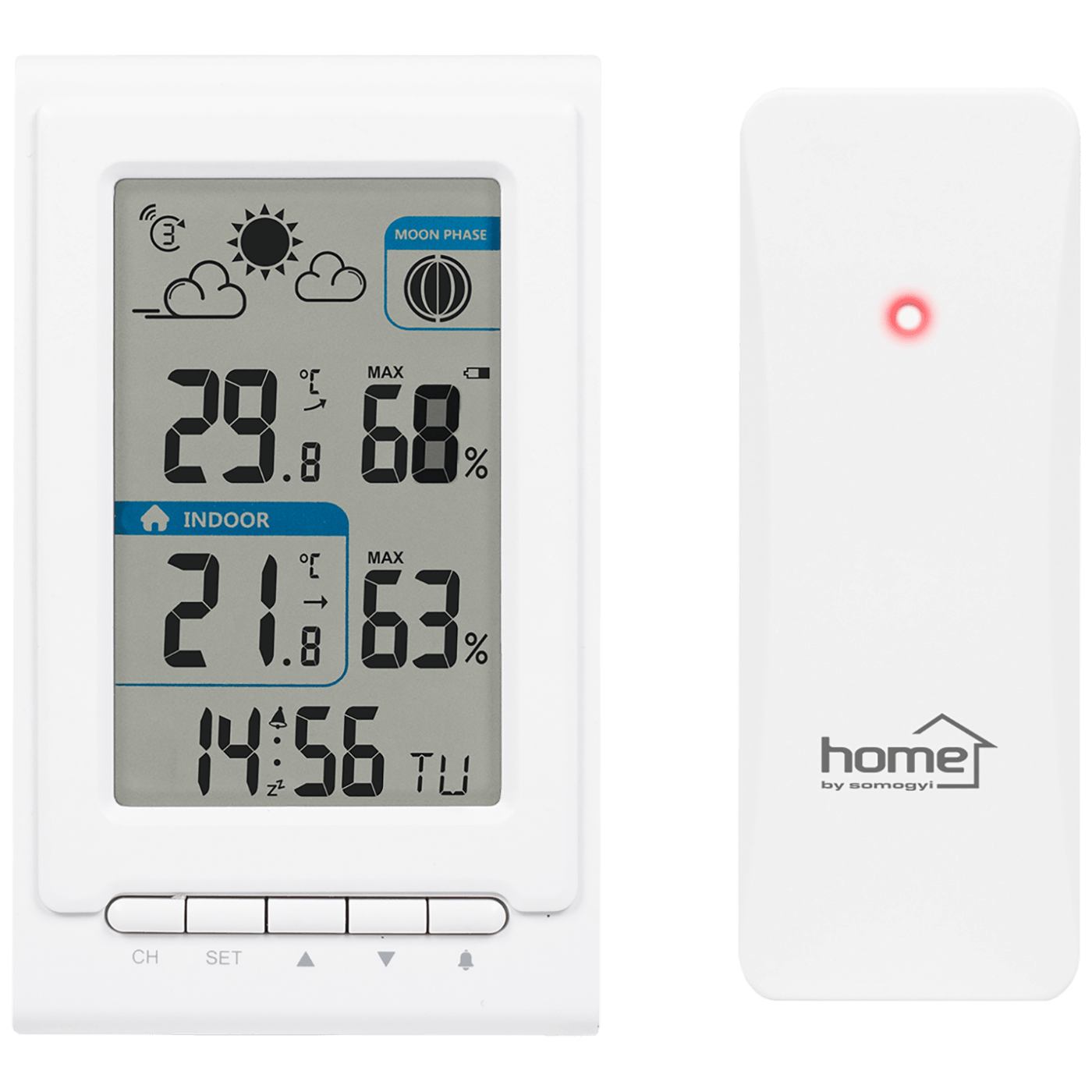 home Vremenska stanica sa satom i bežičnom vanjskom jedinicom - HCW 01