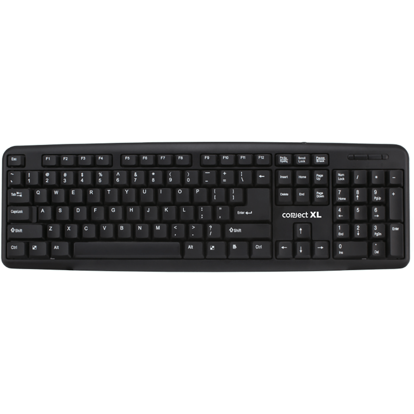 Connect XL Tastatura sa Qwerty rasporedom, USB, crna boja - CXL-K100