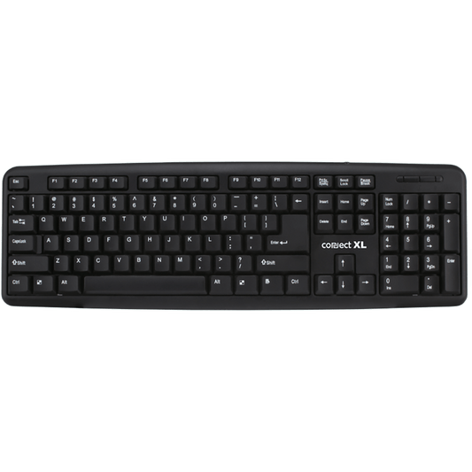 Connect XL Tastatura sa Qwerty rasporedom, USB, crna boja - CXL-K100