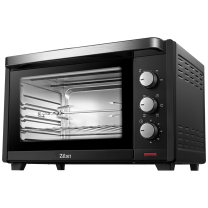 Zilan Mini pećnica sa grillom, zapremina 45 l, 2000 W, crna - ZLN1024
