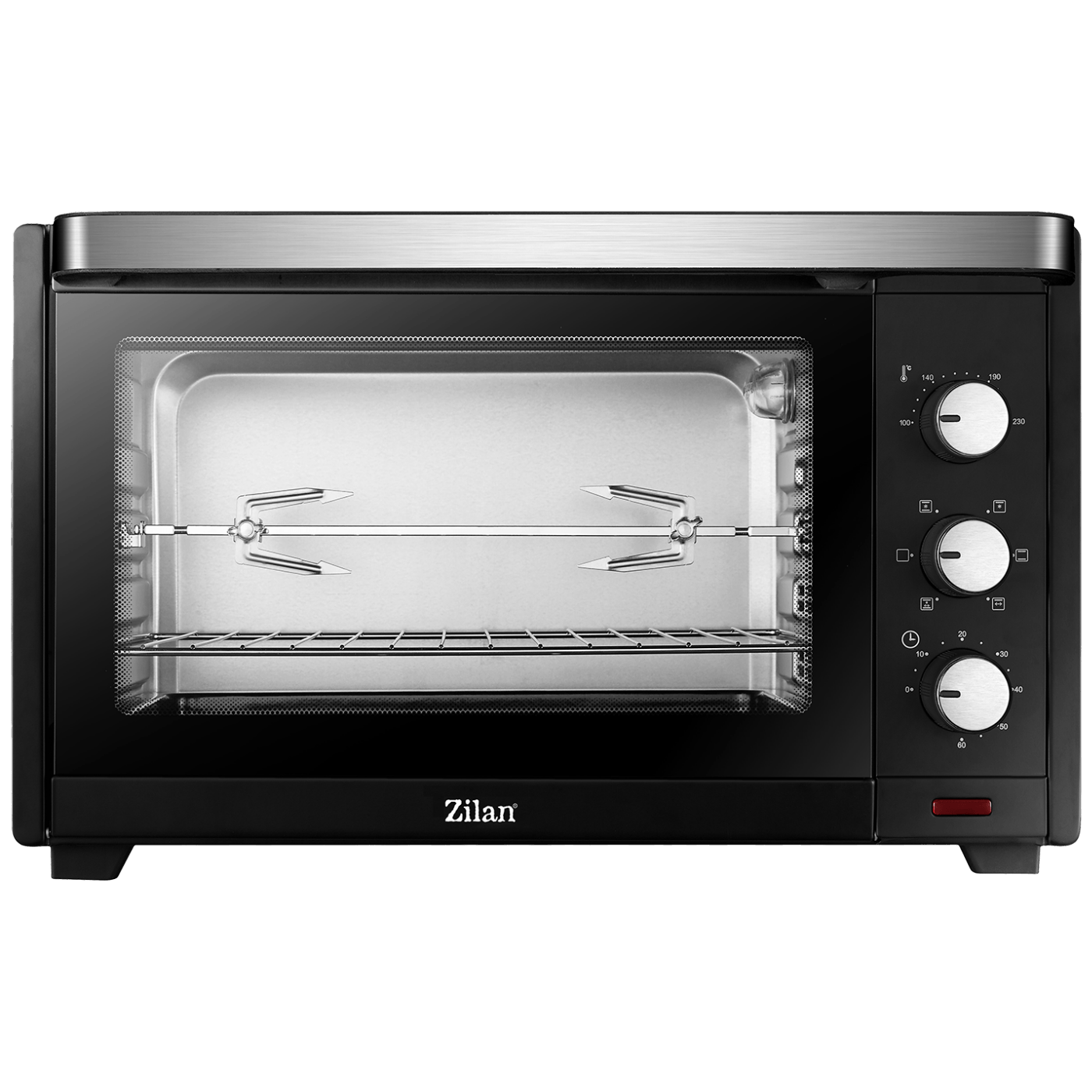 Zilan Mini pećnica sa grillom, zapremina 45 l, 2000 W, crna - ZLN1024